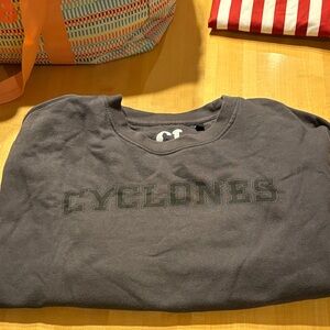 Cyclones Gray Crew Neck Sweater